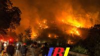 Gambar kebakaran dimalam hari