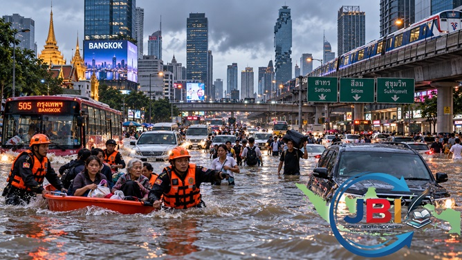 Banjir Bangkok: Evakuasi di Tengah Kota