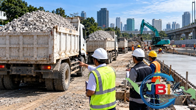PO Limestone proyek jalan beton DKI Jakarta