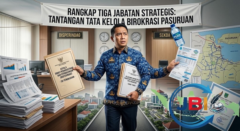 Dugaan rangkap tiga jabatan di Pemkot Pasuruan sejak Mei 2026