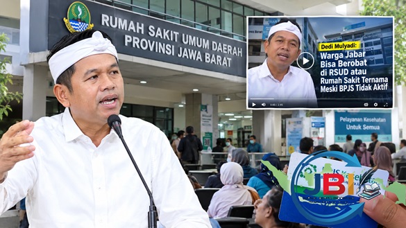 Ilustrasi Dedi Mulyadi dan akses layanan rumah sakit bagi warga Jawa Barat dengan BPJS Kesehatan nonaktif.