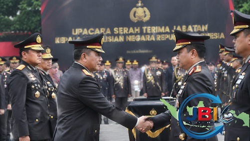 foto ilustrasi serah terima jabatan Polri